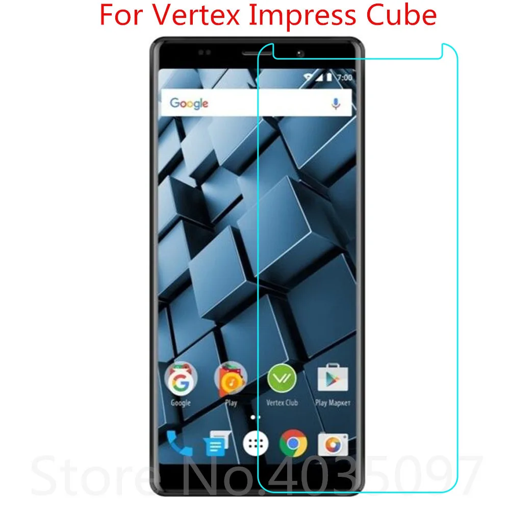 2.5D 9H закаленное стекло для Vertex Impress Cube на телефон защитная пленка | Мобильные