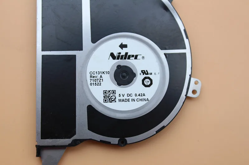 Вентилятор для ноутбука Nidec CC131K10 DC 5V 0.42A 1769|Кулеры/вентиляторы/системы охлаждения|