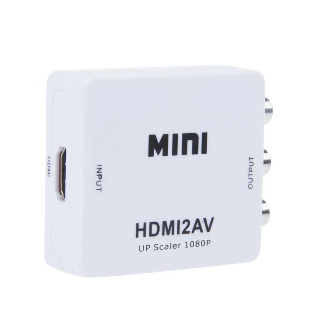  Originale Composito 1080 P HDMI a RCA Audio Video Adapter Supporto HD Per HDMI2AV Converter BOX Per