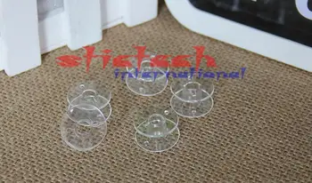 

by dhl or ems 10000pcs Clear Plastic 25 Single Bobbin Sewing Machine Spools For Home Sewing