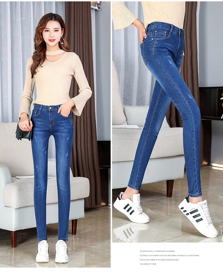 Новые джинсы женские синие черные с высокой талией обтягивающие эластичные облегающие джинсы для женщин лето осень женские брюки, джинсовые штаны плюс размер