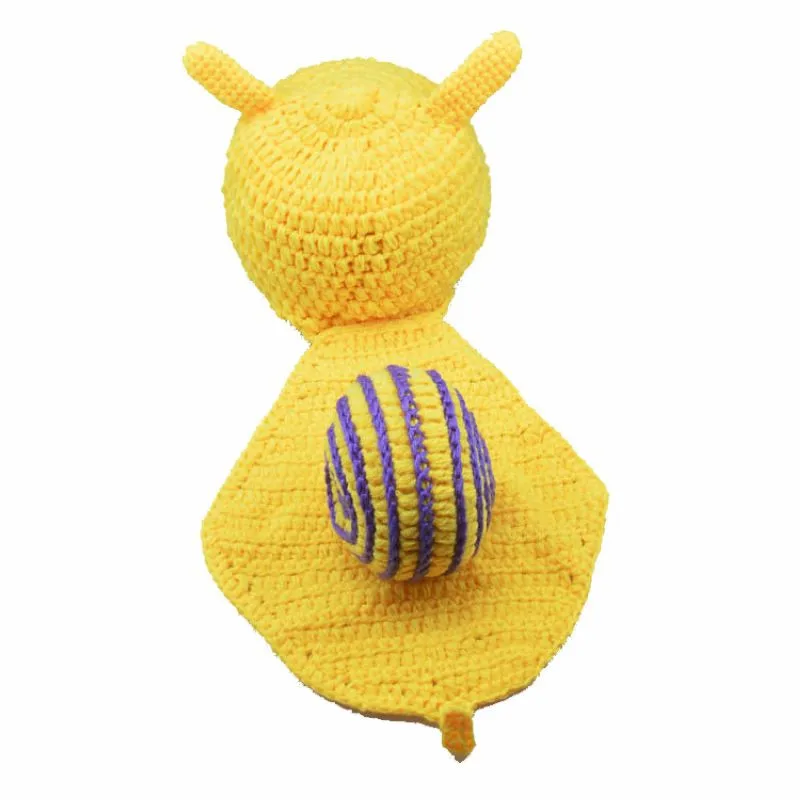 Cute Baby Snail Crochet Beanie Hat Clothes Infant Newborn Handmade Snail Baby Photography Props