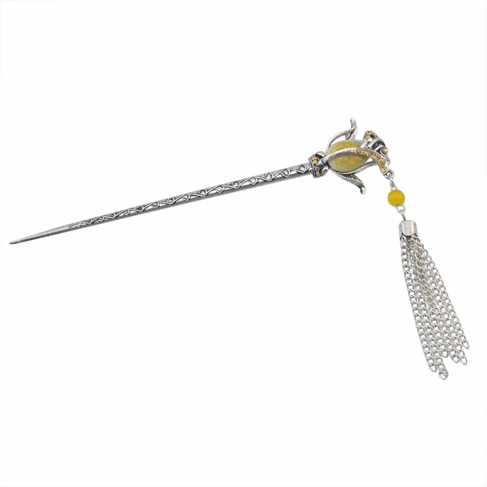 Ручной работы в китайском стиле Стиль Винтаж цветок Стразы клуазоне ...