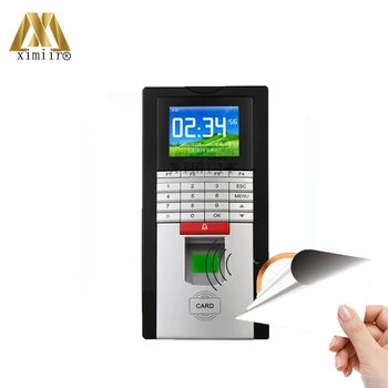 

MF131 Linux System And 13.56MHZ MF Card TCP/IP Communication Color Screen Fingerprint Access Control System Free Shipping!!