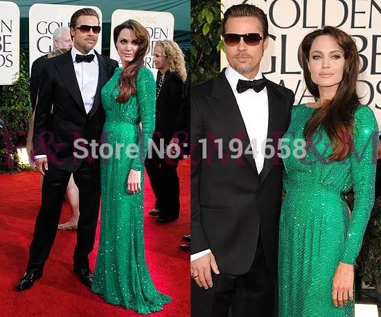 PHOTOS: Angelina Jolie Gorgeous In Green? | Angelina jolie, Jade ...