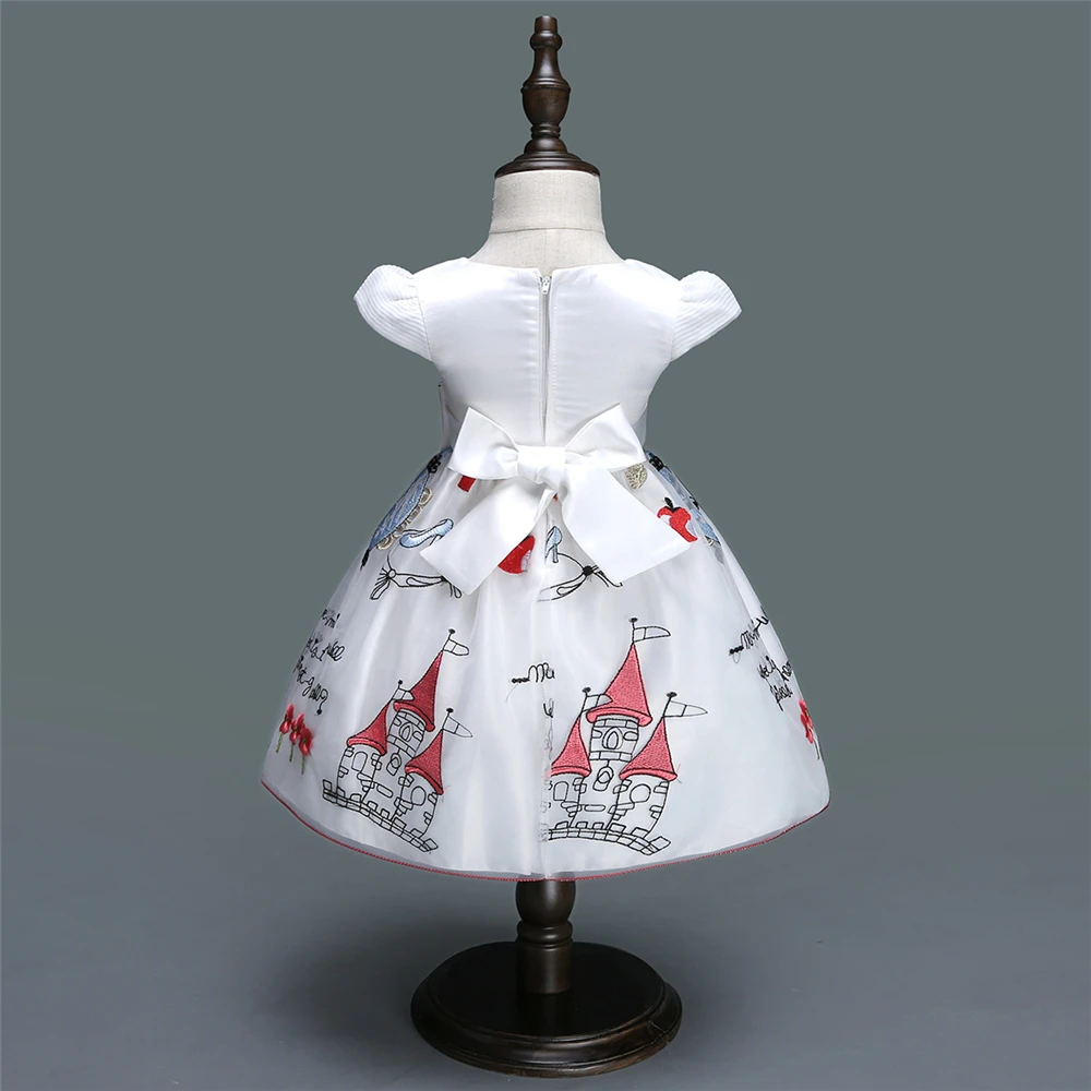 White Baby Dresses Girl Newborn 1st Year Birthday Infant Outfit Cute Princess Party Wedding Christening Dress Gown For Baby Girl (3)