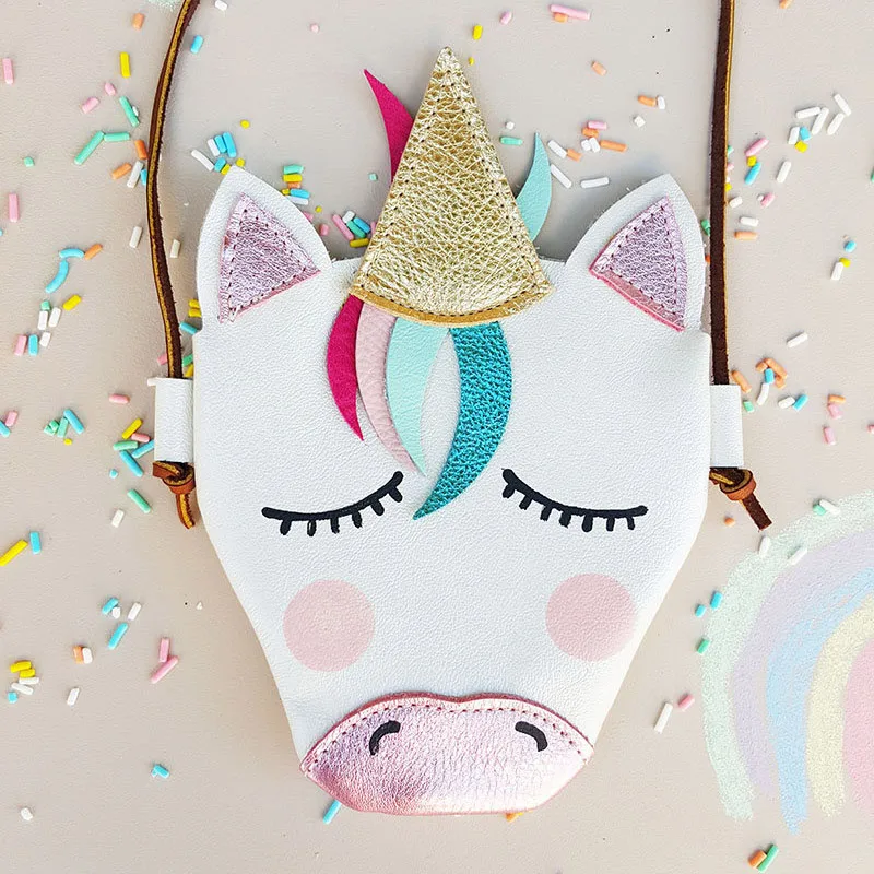 

2018 NEW Kids Girl Fashion Unicorn Shoulder Bag Lovely Cute Messenger Bags School Crossbody Bag Pouch Baby Girls Birthday Gift