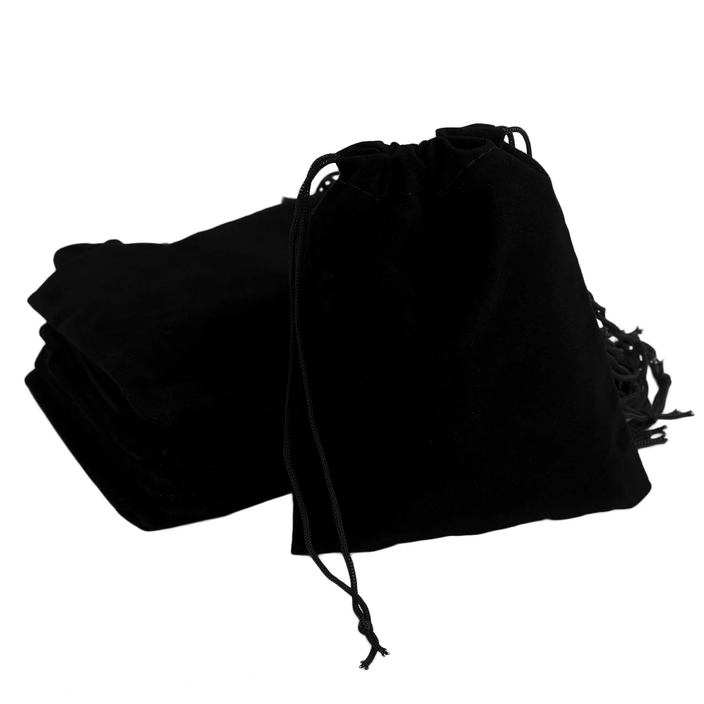 

20pcs/pack 5x7cm Velvet Gifts Bag for Rings Necklace Bracelet Jewelry Holder Pouch Black Red Color