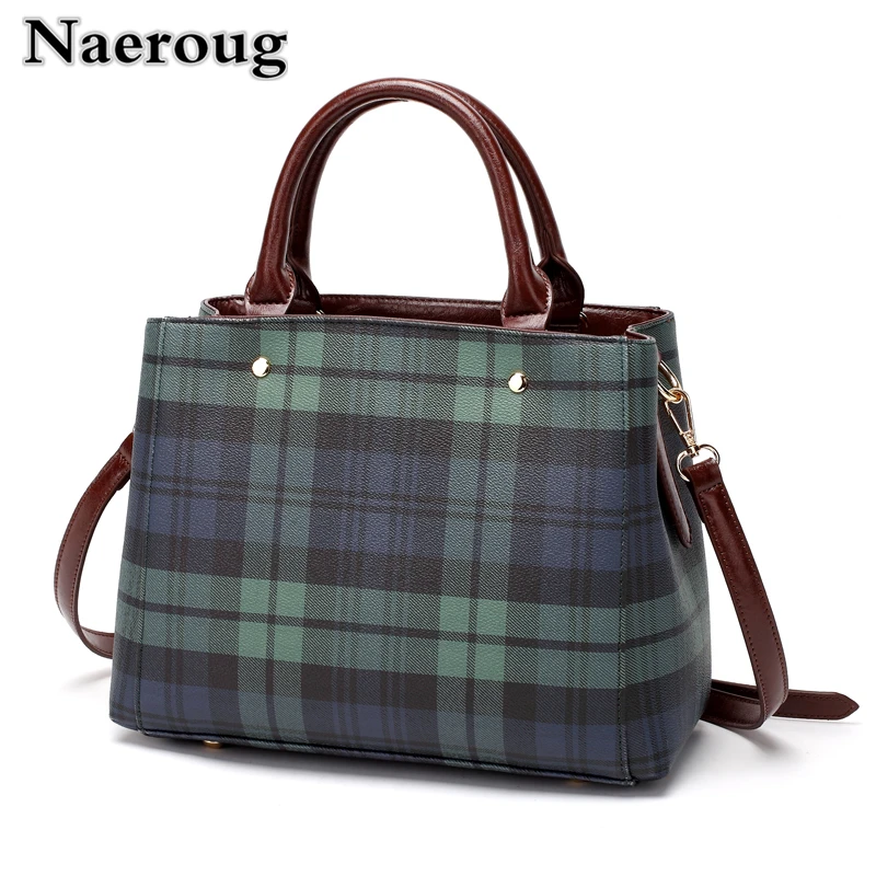 

Luxury Brand Women Bags Genuine Leather Women Handbag Plaid Stripe Crossbody Bags Diamond Lattice Handbag Casual Women Tote Bags