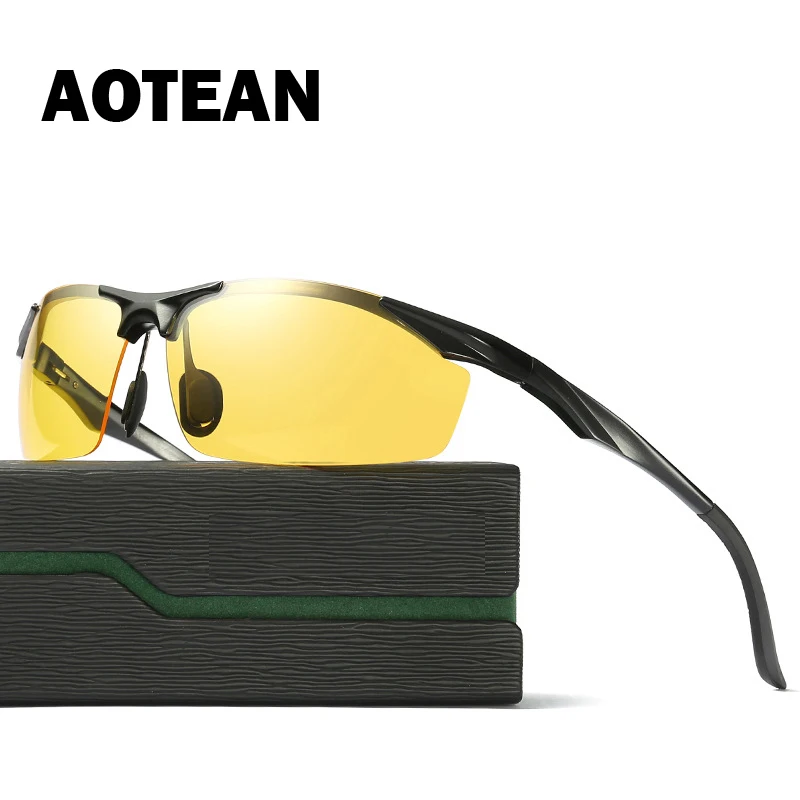 

2019 New Polarized Night Driving Sunglasses Mens Womens Night Vision Driving Polarized Sports Design Anti Glare Glasses 2206