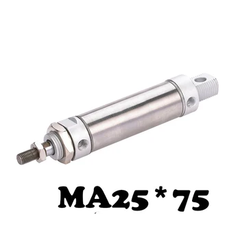 

MA25*75 Stainless steel mini cylinder Stainless Steel Pneumatic Cylinder MA Type 25mm Bore 75mm Stroke Air Cylinder
