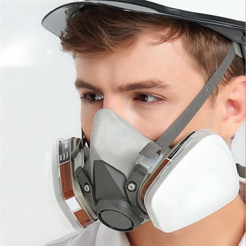 

8 in 1 Advanced rubber survival half Gas Mask Steam Carbon Filter Protector outdoor emengency safety first aid tools