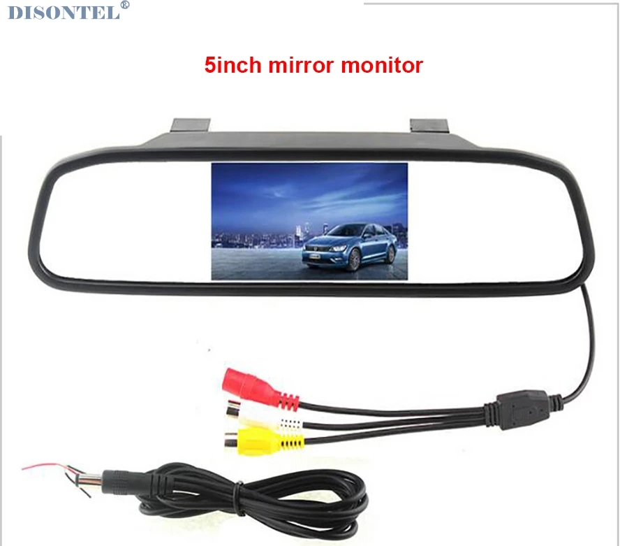 Автомобильный зеркальный монитор заднего вида HD видео авто монитор парковки TFT ЖК-экран 4,3 или 5 дюймов дисплей
