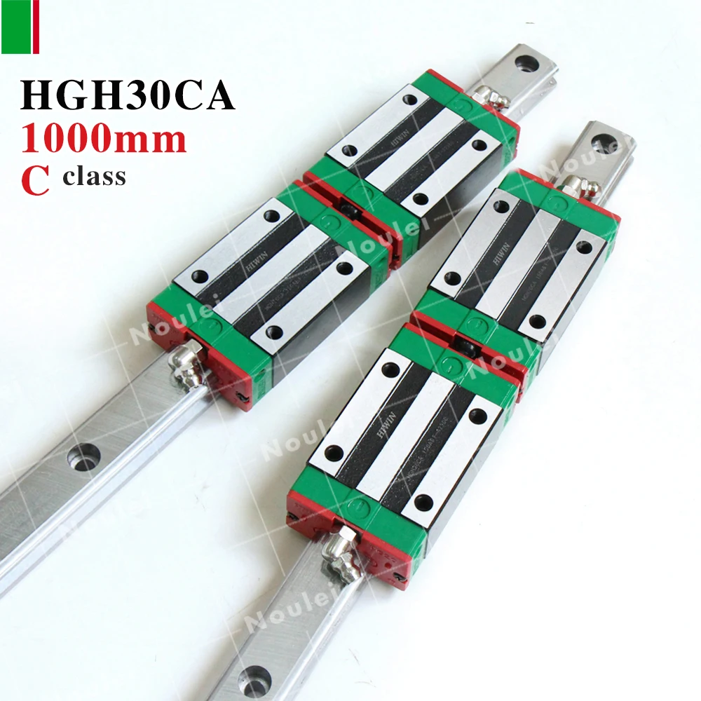 

HIWIN HGH30CA slider with guide rails HGR30 1000mm linear rod of router cnc parts HGH30 set