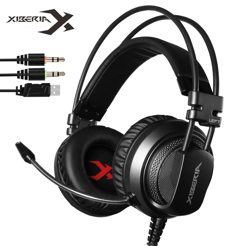 Игровые наушники XIBERIA V10 компьютерная стереогарнитура для игр гарнитура с
