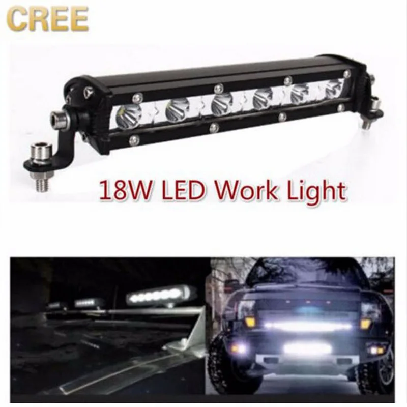 12v 24v Led Spot/Flood light bar Car truck Aux fog light head lamp 4x4