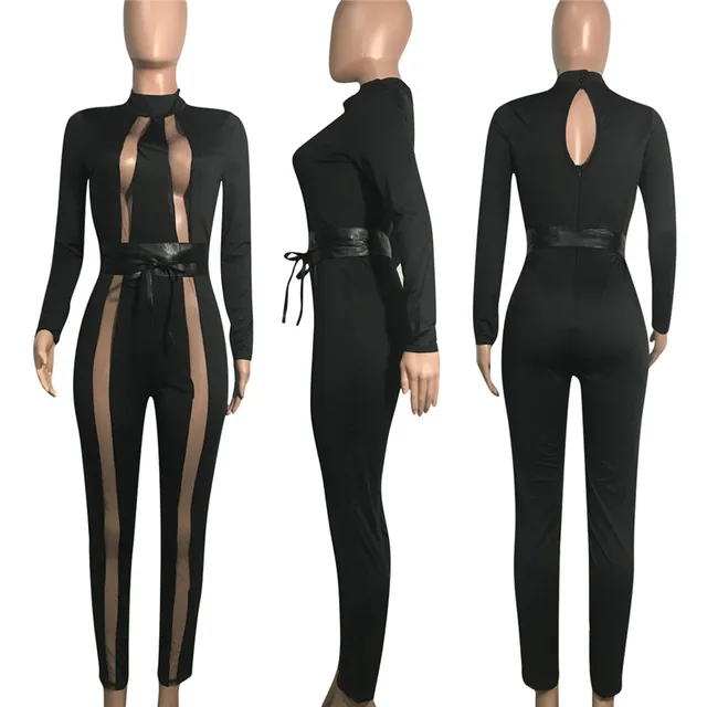 Buy Sexy Bodycon Jumpsuits for Women Clothes 2019 Club