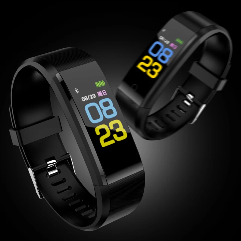 

Smart Wristband Heart Rate Fitness Tracker Smart Bracelet With Blood Pressure Pedometer Bluetooth Band For Android IOS