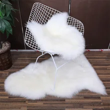 Австралийский шерстяной ковер диванную подушку гостиная спальня кровать ковер из чистой шерсти blanke вся Овцы окно Председатель Подушка Мягкая tapete