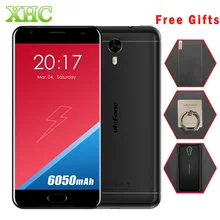 Ulefone Мощность 2 64 ГБ 6050 мАч Мобильный Телефон Передняя Отпечатков Пальцев 5.5 7-дюймовый Android 7.0 MTK6750T Octa-core 1.5 ГГц RAM 4 ГБ 1920×1080