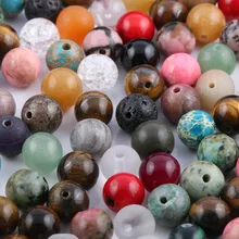 100 peças misture grânulos de pedra natural ágata amazonita unakite pedra 6 8mm grânulos soltos para fazer jóias colar pulseira diy