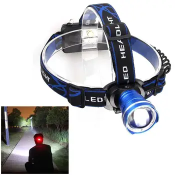 

3000LM Zoomable T6 LED Rechargeable Head Light Torch Headlamp waterproof 18650 battery Aluminum alloy LED Headlight for outdoor