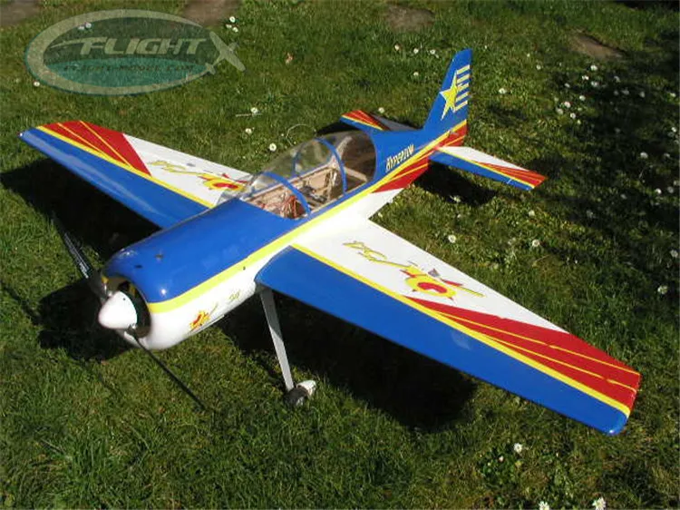 Специальное предложение HAIKONG A014C Электрический самолет 55 &quotYAK54 40E деревянный с