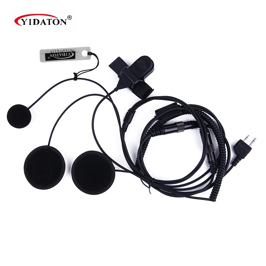 

Hot Sale Professional Motorcycle Helmet Finger PTT Headset Earpiece for Midland Walkie Talkie Ham Radio Hf Transceiver
