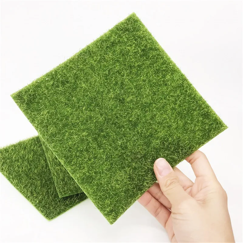 

10pcs/pack dollhouse lawn Miniature micro landscape furniture toy simulation moss decorative doll house garden shooting props
