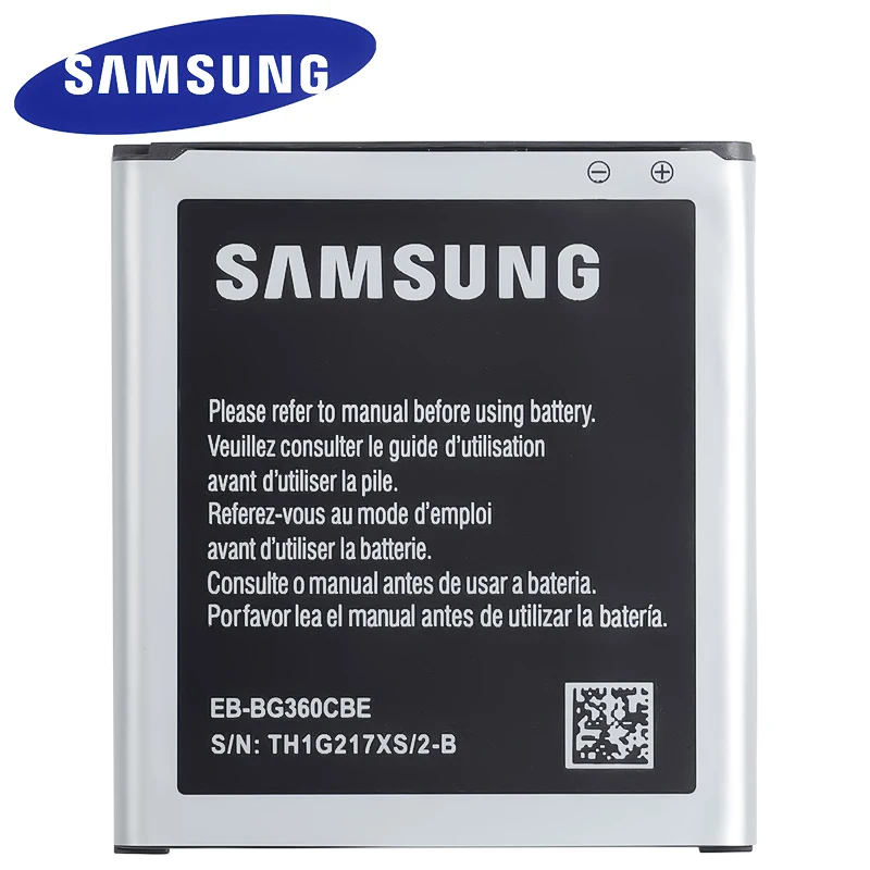 Оригинальный аккумулятор для Samsung Galaxy Core Prime G360 G361 G360V G3608 G360H с аккумулятором 2000 мА/ч питанием от NFC EB BG360CBE