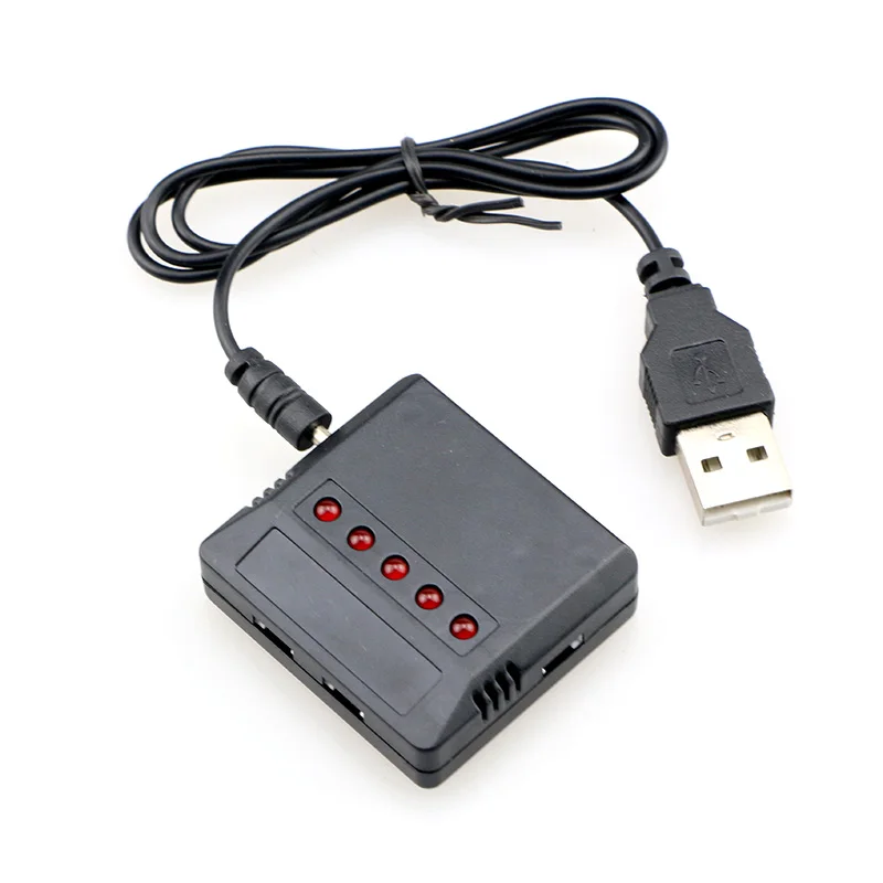 

5 in 1 USB Interface Li-po Batteries USB Charger for Hubsan H107 Syma X5C X5SC H107C JJRC H8 Quadcopter