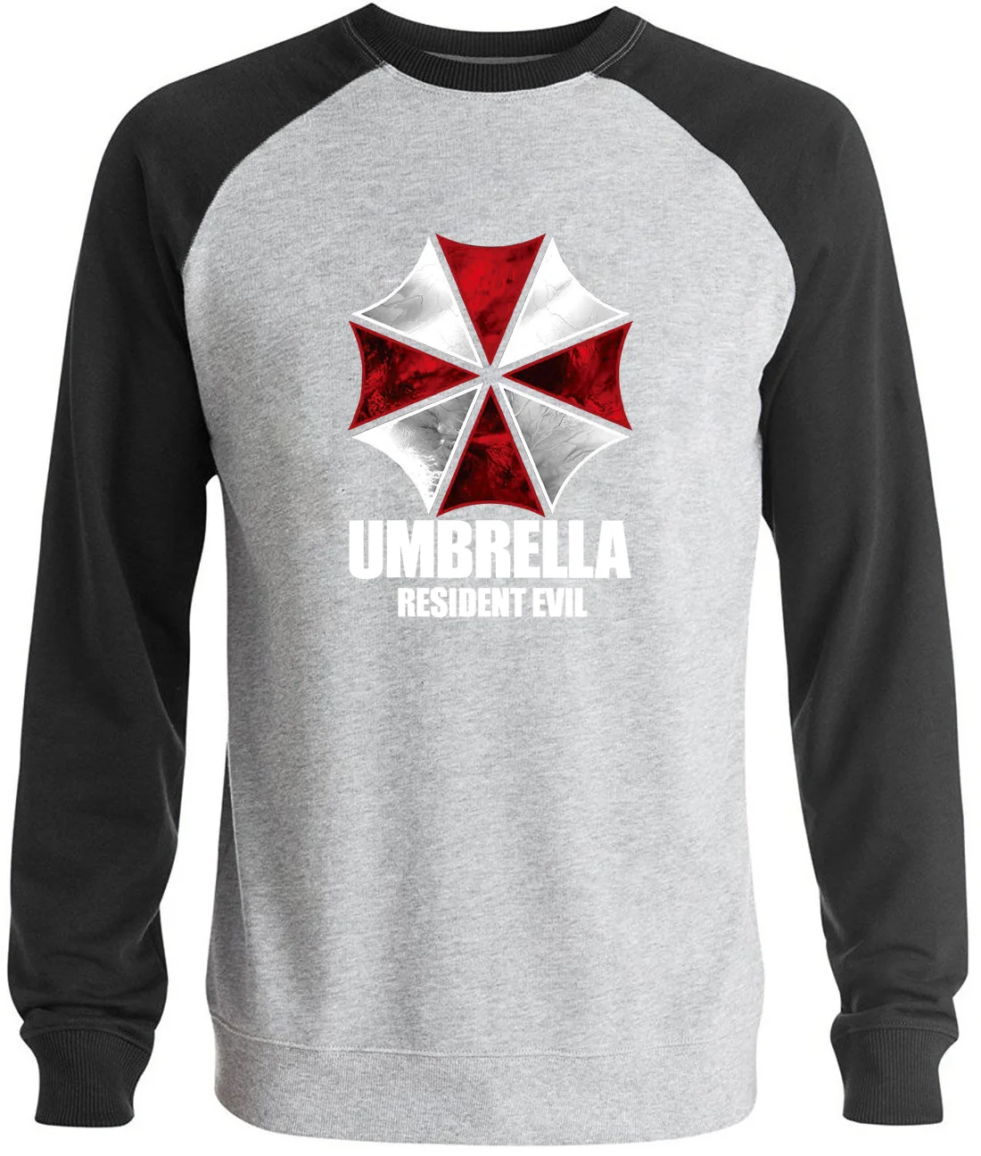 

movies umbrella Resident Evil sweatshirt men raglan sleeve streetwear 2019 brand clothing funny darke hoody tracksuit homme mma