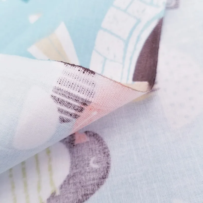 DIY хлопчатобумажный с рисунком ткань Лоскутная Ткань для DIY шитье одеяло жир четвертей материал домашний текстиль для ребенка и ребенка