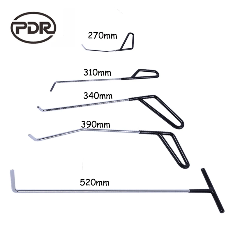 PDR Hook Tools Push Rod Spring Steel Rods Dent Removal Car Body Repair Kit Hail Damage Repair DHL/TNT/SPSR Free Shipping