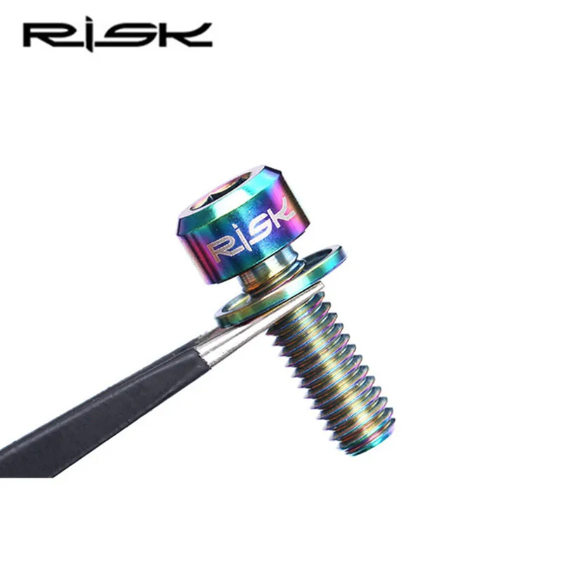 M6x18mm Titanium Alloy MTB Bicycle Disc Brake Fixed Bolts 4PCS for SLX XT Mountain Bike Brake Caliper Clamp mountain bicycle disc brake bicycle disc brake mountain bike disc brake