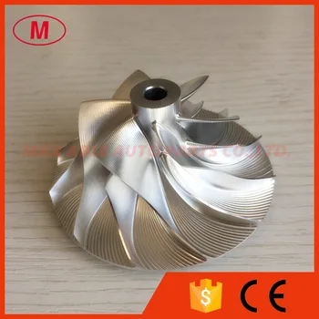 

RHF55 6+6 blades 46.52/68.01mm point milling turbo Turbocharger Billet/milling/aluminum 2024 compressor wheel