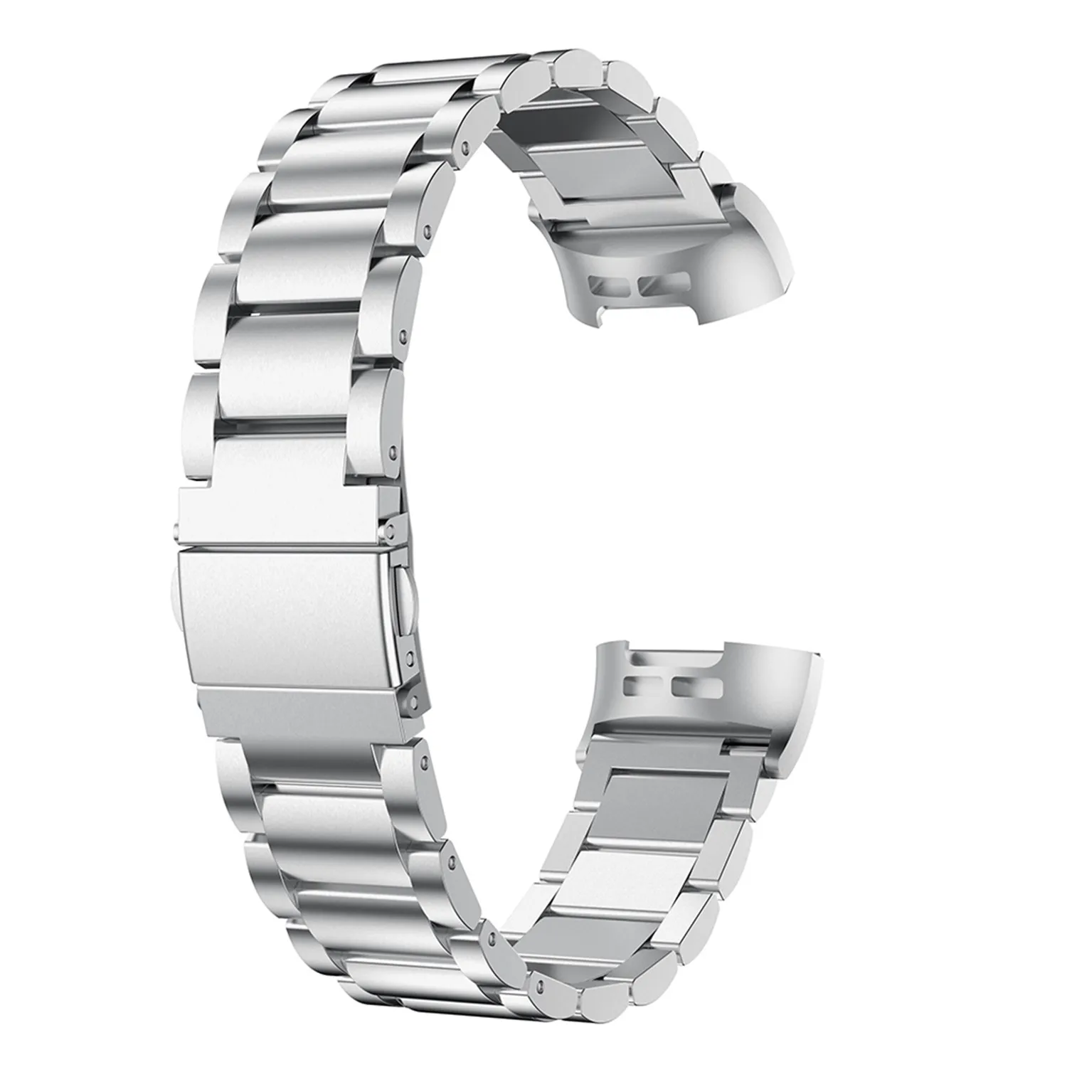 Ремешок для часов из нержавеющей стали для Fitbit Charge 3 Band металлический браслет сменный ремешок для Fitbit Charge 3 ремешок - Цвет ремешка: Серебристый