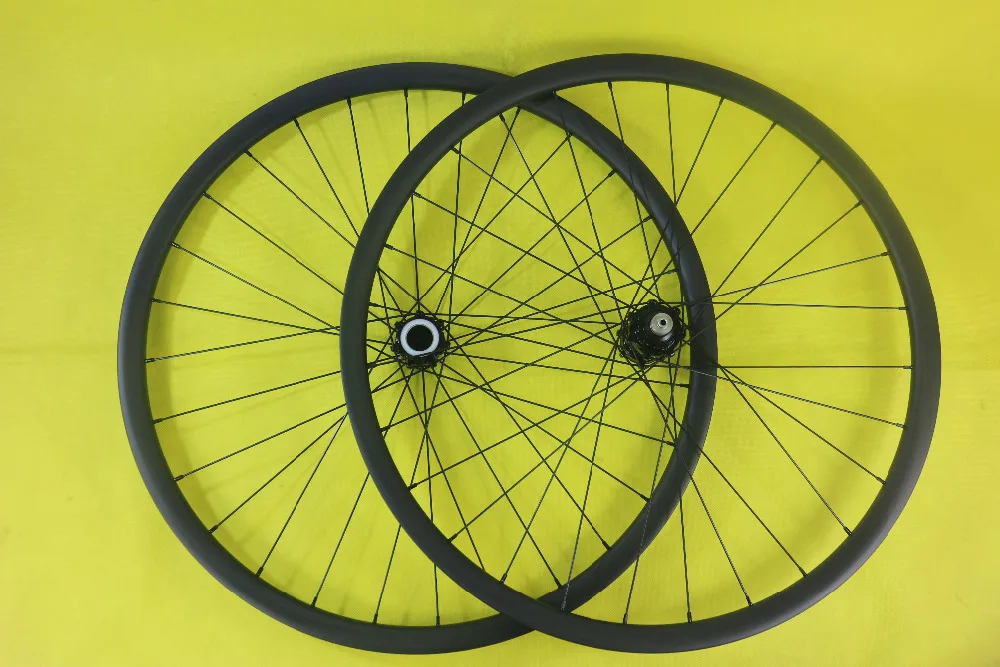 Discount 1040g Extra Lite 27.5er MTB XC 27mm x 25mm hookless straight pull 650B carbon bike wheelset 28H Hyper Lefty 1.0 2.0 Rear 2 wheel 2