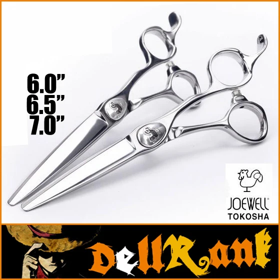 

Japan Original "JOEWELL" Scissors 6" Professional Barber Hairdressing Salon Scissors Cobalt High Quality Hair Cutting Shears J-3