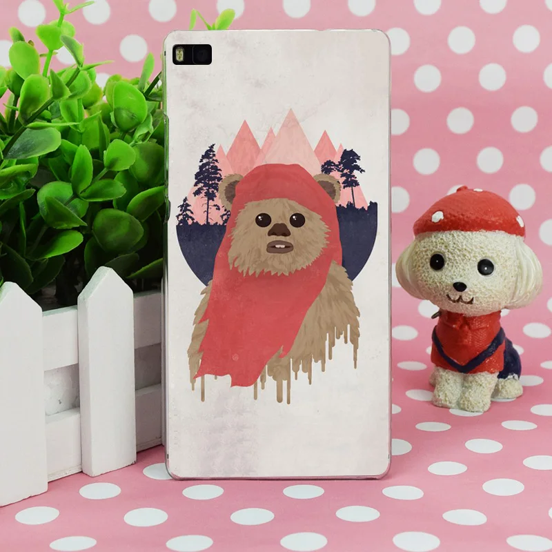 B1161 Ewok Style Transparent Hard Thin Case Skin Cover For Huawei P 6 7 8 9 Lite Plus Honor 4C 4X G7 |