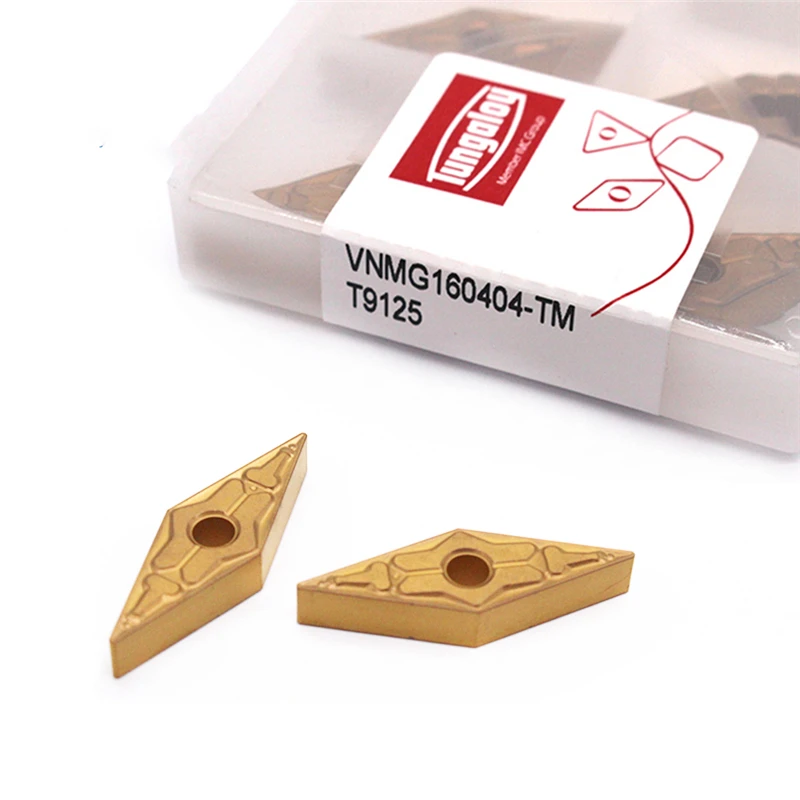 

10PCS Tungaloy VNMG160408TM T9125 T9025 High Quality carbide outer External turning tool CNC lathe tool free shipping industrial