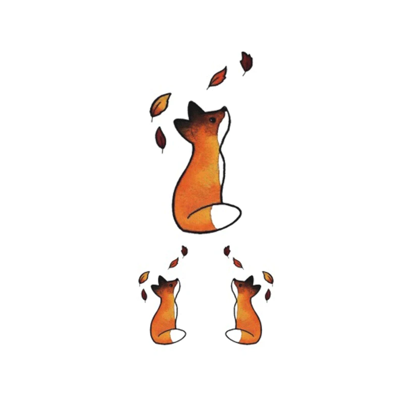popular fox tattoo buy cheap fox tattoo lots from china popular fox tattoo buy cheap fox tattoo lots from china