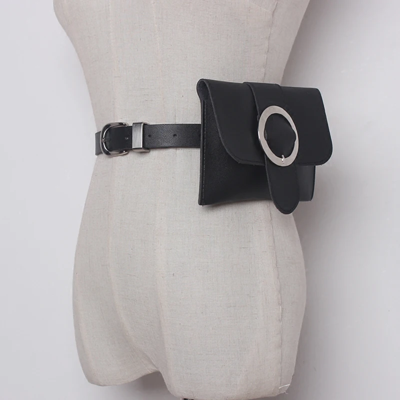 Mihaivina new vintage women bag casual leather waist bag fashion leather small belt handbag women bag phone waist bags 