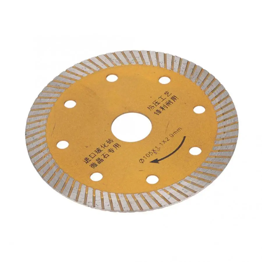 

105*20*1.1mm Titanium Alloy Circular Saw Cutting Blade for Ceramics Marble Stone Rotary Cutting Tool