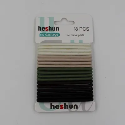 18Pcs/Card Basic Black High Elastic Rubber Hair Bands Tie Set For Women Girl Colourful Ponytail Holder Rope Hair Accessories hair bows for women Hair Accessories