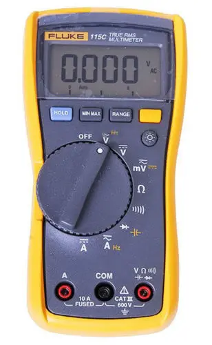 

Fluke 115C True RMS Field Multimeter 1000uF Backlight Digital Multimeter Meter Field Multimeter 1000uF Backlight F115C