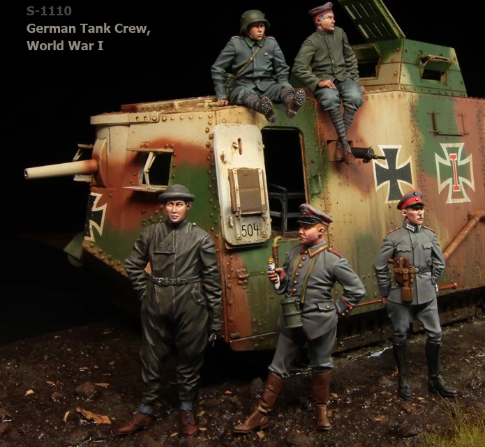 

1:35 scale resin model kit resin figure model soldier A1110 big set 5 figures