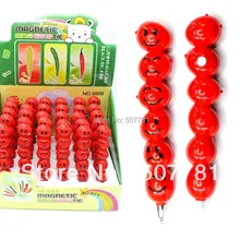 [ ] Новинка! Магнетизм! Фрукты и овощи ручки Личная ручка-Сахарное покрытие ягодная ручка, 30 шт./партия