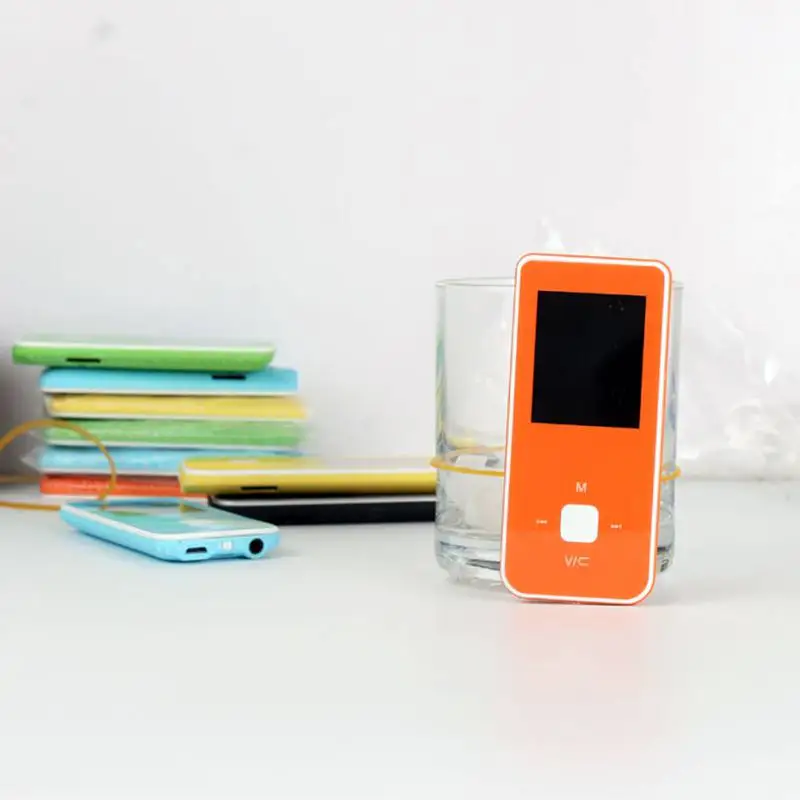 Портативный MP3 Кнопка проигрывателя ультра тонкий MP3 музыкальный плеер 1,8 дюймов мини MP3 музыкальный плеер Поддержка TF карта fm-радио электронная книга