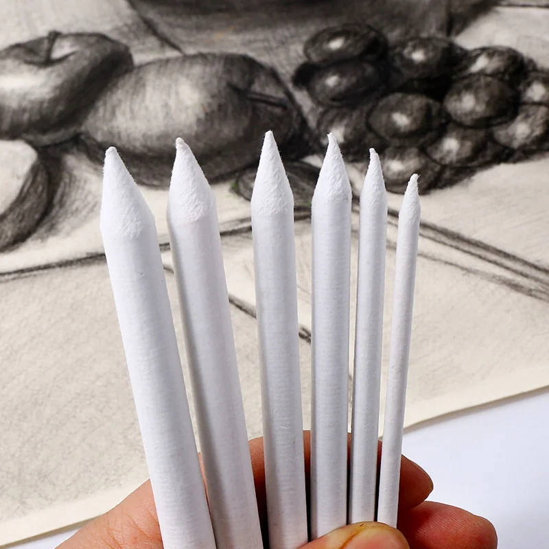 

6 paper pen sketch color powder brush pen student painting tools special paper wipe pen hard small high-light art supplies